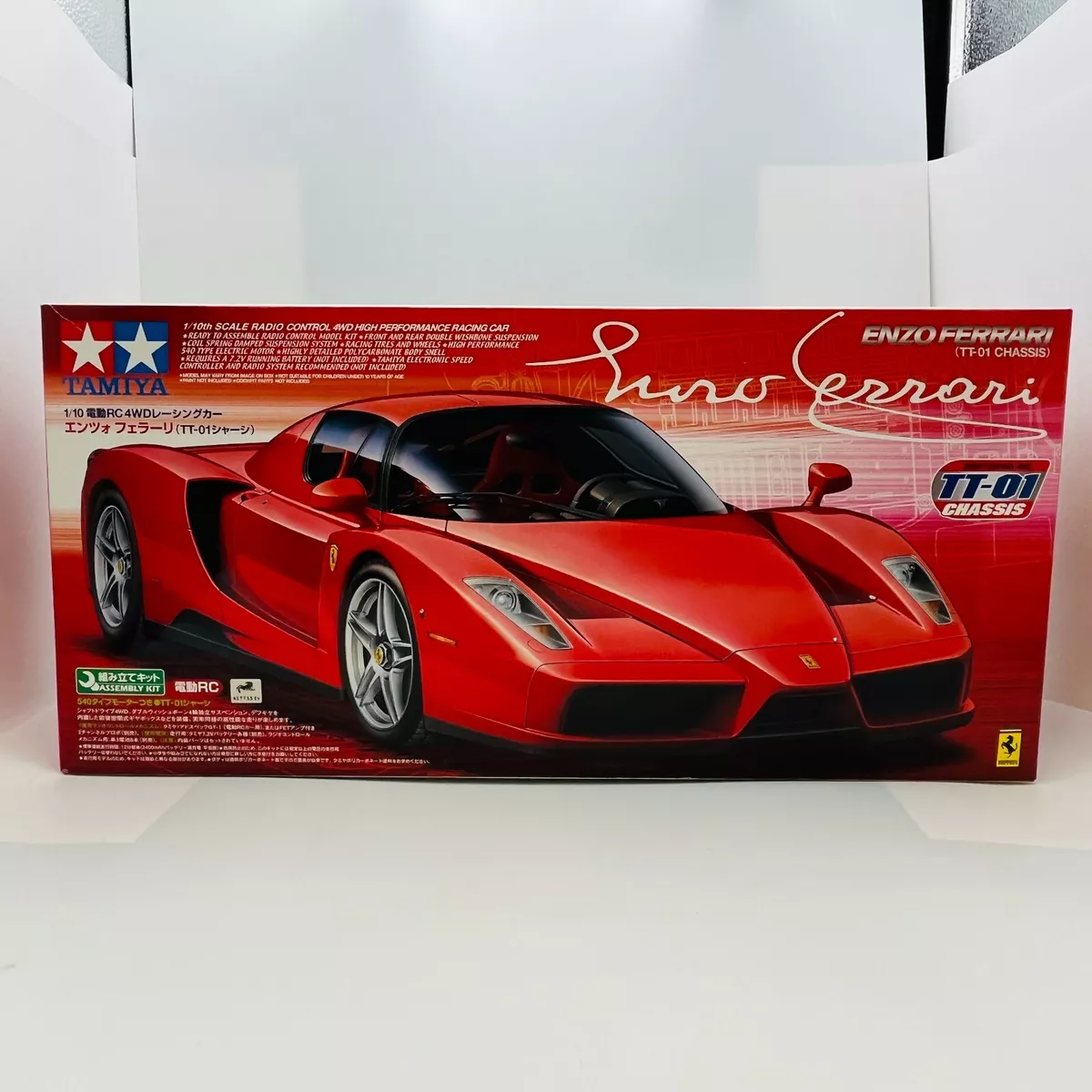 TAMIYA ENZO FERRARI 1/10 electric RC racing car (TT-01CHASSIS)