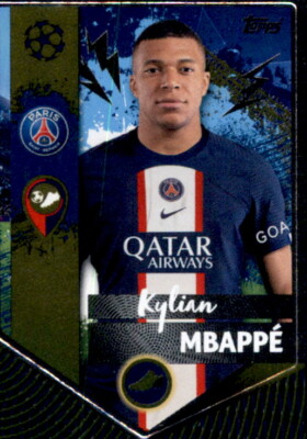 Champions League 22/23 Sticker 366 Kylian Mbappe (Golden Goalscorer)