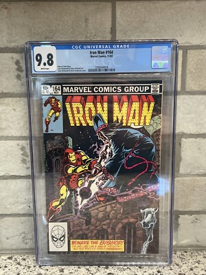 Iron Man #164 Marvel Comics 11/82 Beware the Bishop! CGC 9.8 White Pages