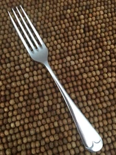 K&D Ker & Dempster Scotland EPNS 1 Silverplate Tipped End SALAD FORK 6 3/4"