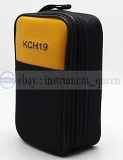 Double Layer Zipper Case Bag Use for HIOKI SANWA UNI-T Testo Multimeters