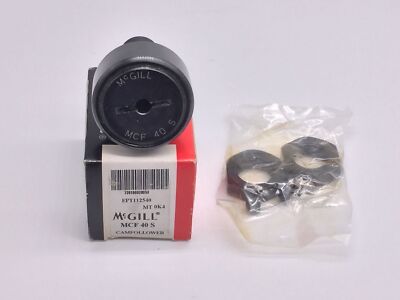 NEW McGill MCF-40-S Cam Follower 40mm Roller Diameter 