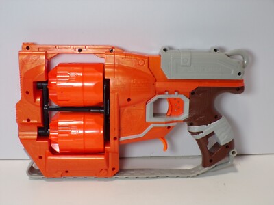Nerf Zombie Strike FlipFury Flip Fury Dart Blaster Toy Orange