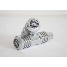 FALCON Round Style Soziusfußrasten passend für Kawasaki VN 900 Classic VN900B Bj
