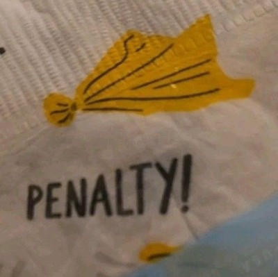 40 2-Ply Football novelty napkins with penalty flags Super Bowl party tailgate