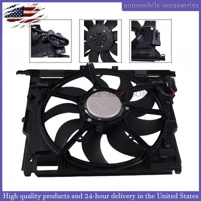 Dual Radiator Condenser Cooling Fan Fits 11-17 BMW 535i 640i 740Li 17427647652