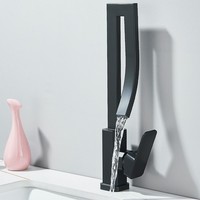 Waschtischarmatur Schwarz Wasserhahn Bad Waschbecken Armatur Mischbatterie Hahn