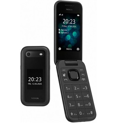 Nokia 2660 Flip Black 2.8'' Dual SIM Klapphandy Schwarz SIM ohne Simlock