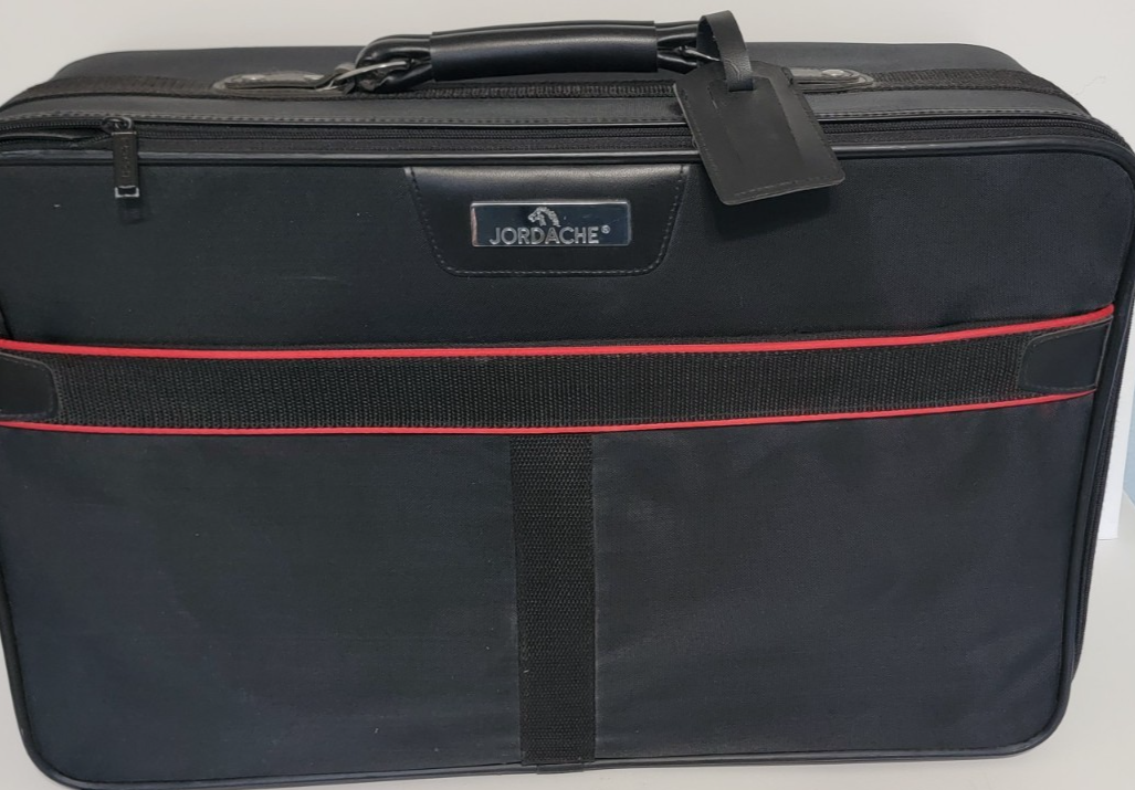 【中古】 Departures JoKaiat Vintage 90s Retro Jordache Black Soft Sided Carry On Suitcase