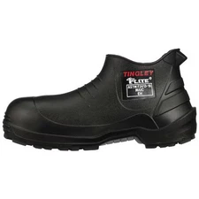 Tingley 27211 Unisex Flite Rubber Shoe, Composite Toe, 6 In Height, Black, M6/W8