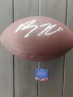 Bo Nix Denver Broncos Hand Signed Full Sized Football With COA
