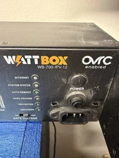 WattBox WB-700-IPV-12 Rack Mount Power Strip 12 Outlets OvrC Surge Protector