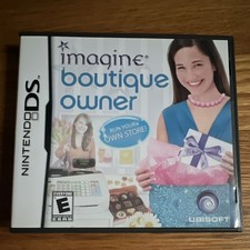 Ubisoft Imagine: Boutique Owner Nintendo DS CIB Manual E 2009 NTSC-U/C Sim