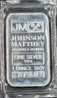 Johnson Matthey 1oz Silver Bar .999 Fine! - Old Glory C&C Weekly 1c Auction!