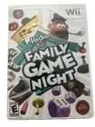 FAMILY GAME NIGHT (WII) DISC + CVR ART + MANUAL - NO CASE - VERY GOOD