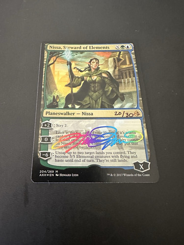 Nissa, Steward of Elements Amonkhet Foil Artist Proof - Picture 1 of 3