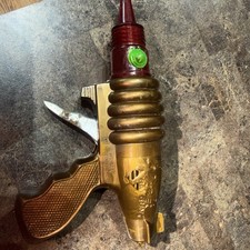 Vintage Razer Ray Gun Friction-powered Toy Space Pistol. Tested Works