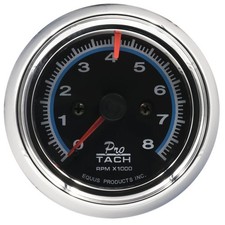 Equus Tachometer Gauge 6076 6000 Series 0-8000 Rpm 2-12 In. Electric Equus Tachometer Gauge 6076 6000 Series 0-8000 Rpm 2-12 In. Electric