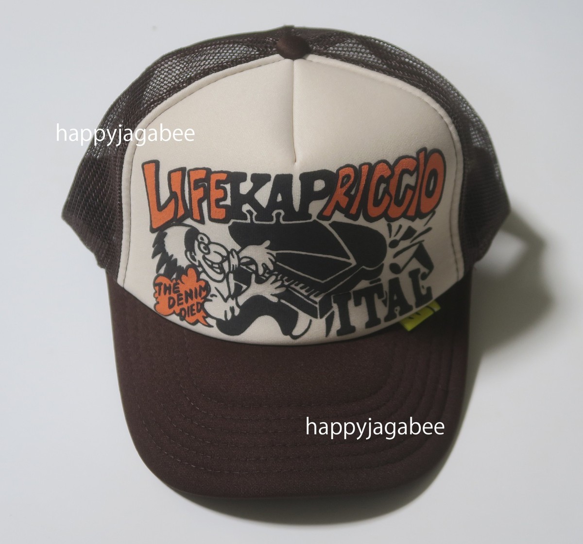 2025 Kapital LIFE KAP RICCIO TRACK CAP Ivory x Brown New | eBay