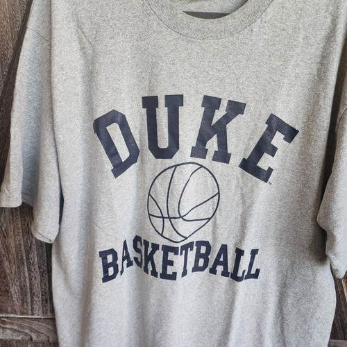 Camisa The Cotton Exchange Talla XL Gris Duke University Baloncesto Camiseta De Colección - Imagen 2 de 9