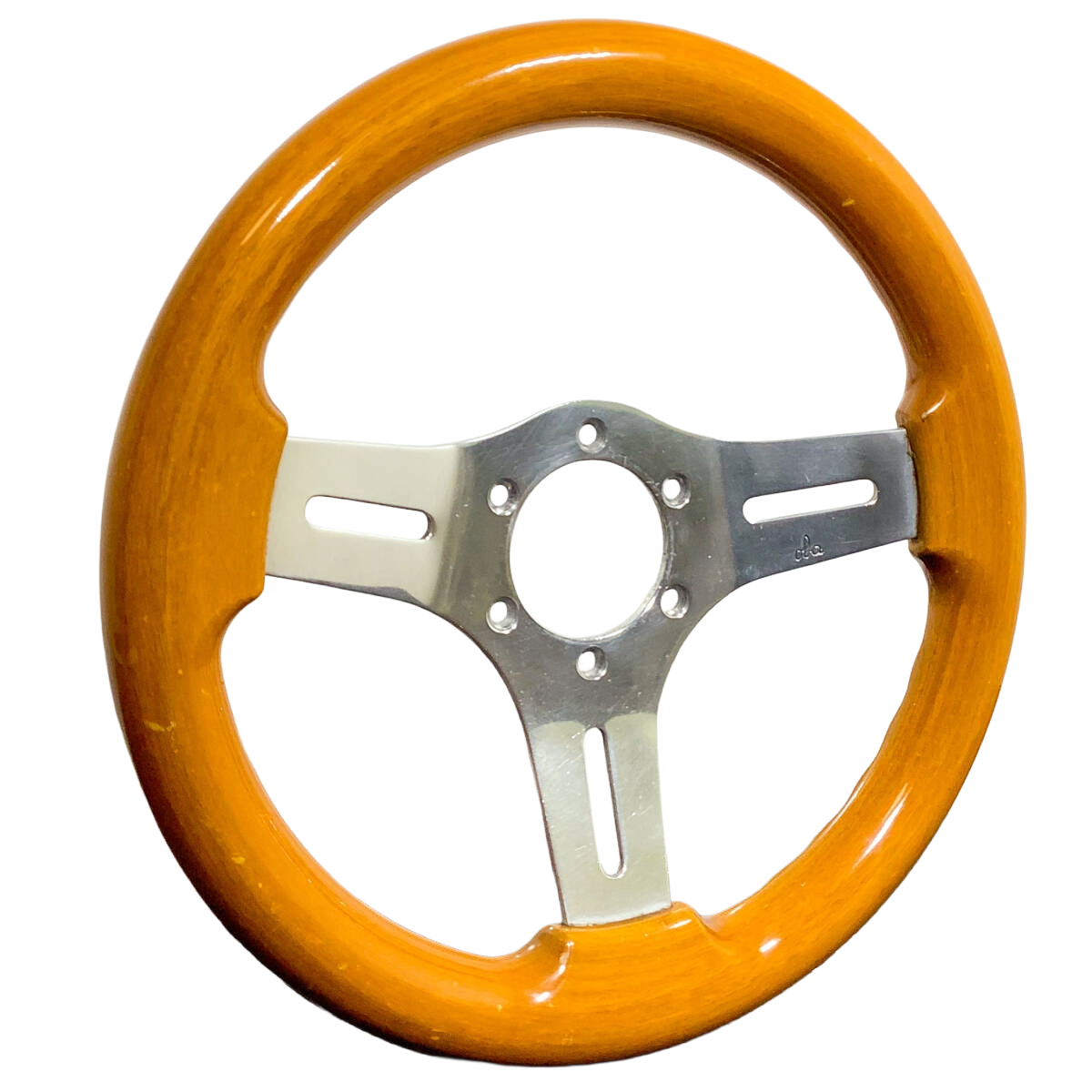 O.B.A OBAHAN Wood Steering Wheel 300mm Small Diameter JDM Datsun