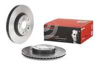 2X Brembo Bremsscheibe Prime Line - UV Coated 09.9817.21 FüR Toyota Corolla