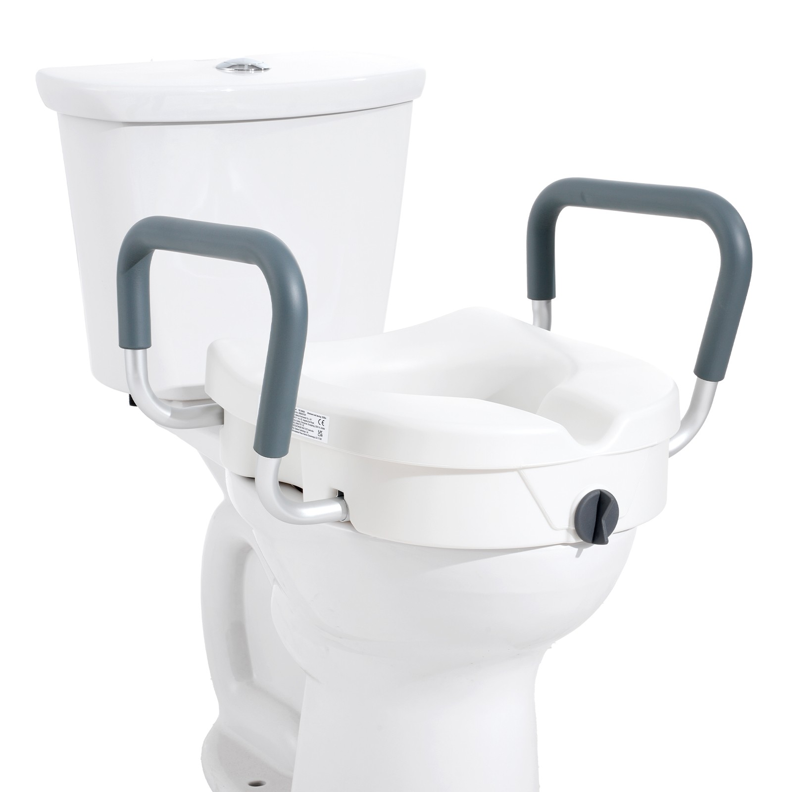 Rehausseur de toilette 127mm VEVOR de forme allongée et ronde pour surélévation WC