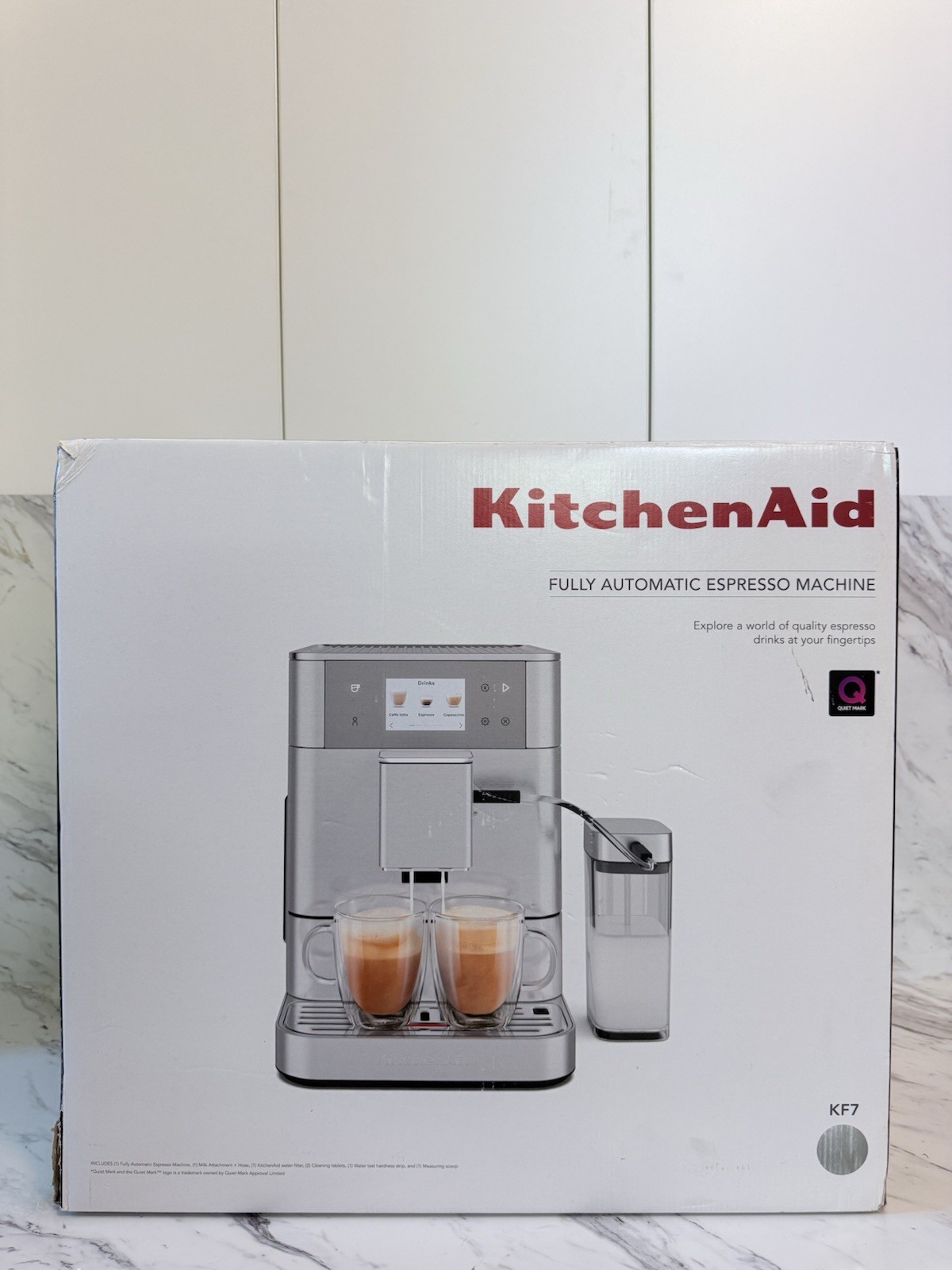 KitchenAid Fully Automatic Espresso Machine KF7 | Stainless Steel