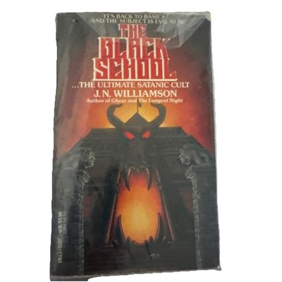 The Black School, J. N. Williamson, Dell 1989 Paperback Horror