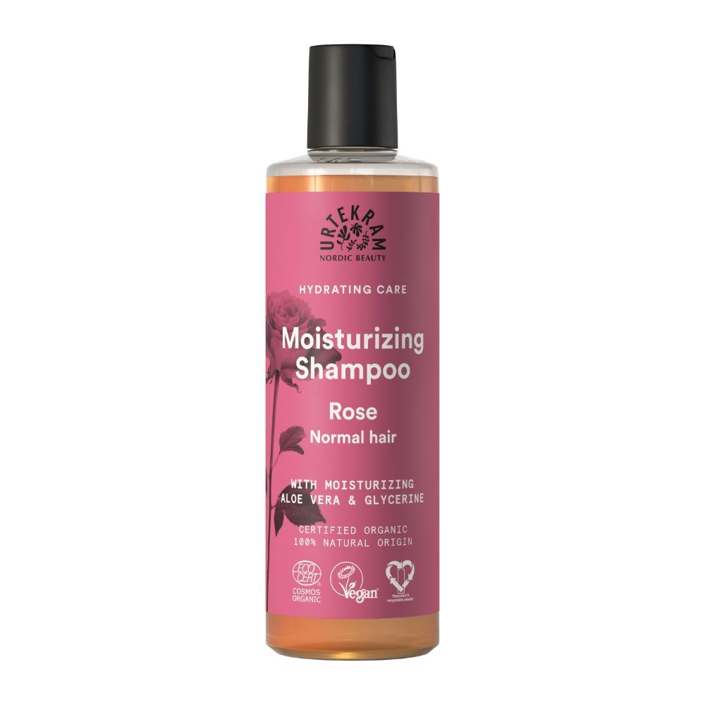 Urtekram Organic Rose Shampoo Normal hair 250ml - 4 Pack - Image 4