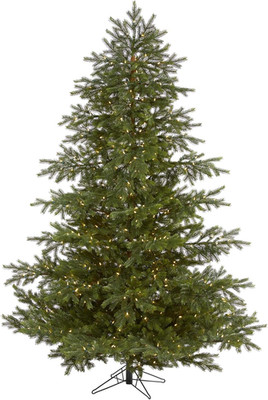 7.5Ft South Carolina Spruce Artificial Christmas Tree with 650 LED Lights