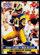Henry Ellard 1991 Pro Set #199 Los Angeles Rams