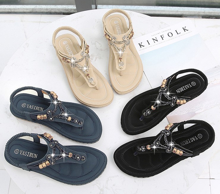 SAOLA Sandali donna strass casual donna estivi spiaggia vacanza comodi scarpe basse