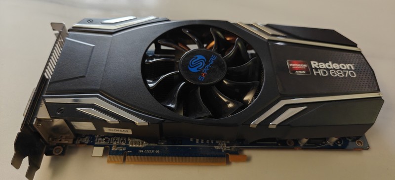 Sapphire AMD Radeon HD 6870 Single Fan 1GB GDDR5 Graphics Card 288-1E177-100SA