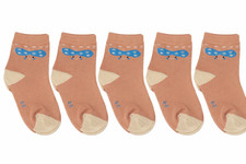Kids Crew Socks 5 PK NWOT Cute Cartoon Design