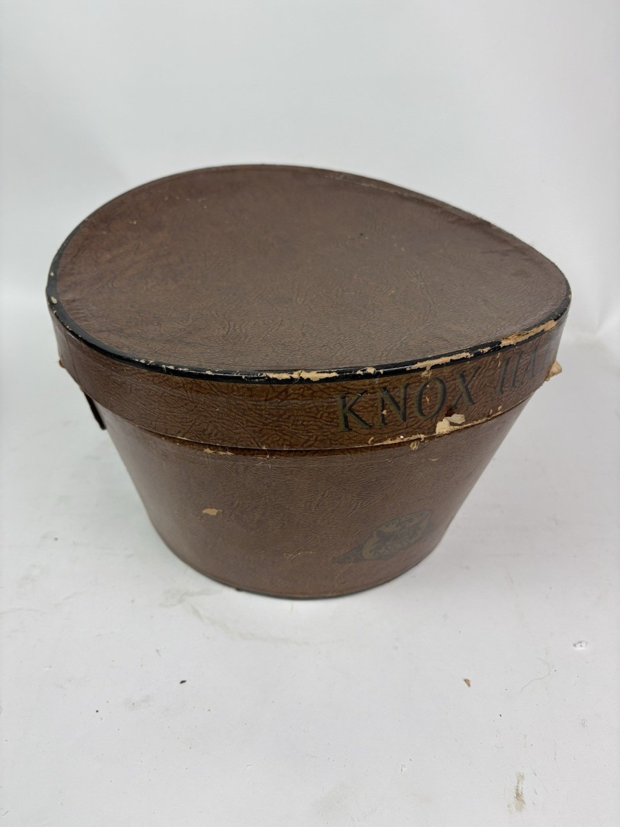 Vintage KNOX NEW YORK Hat Box Octagonal With Hat Form Inside  display picture 3