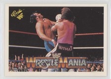 1990 Classic WWF The History of Wrestlemania V ( ) Bret Hart Honky Tonk Man h3a