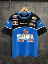 Crazy Vintage Yamaha R1 Moto Red Bull Racing Subaru Graphic T-shirt 90s Fox L