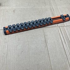 Snap-on Tools Orange 14 Drive Sae Lock-a-socket Rail Las14s0