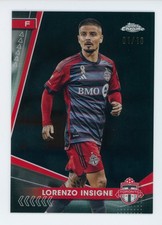 2023-24 Lorenzo Insigne Topps Chrome MLS Sapphire Black Toronto FC Card 1/10