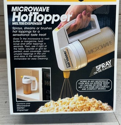 New Vintage PRESTO Microwave HotTopper Butter Melter/Dispenser 03050 20-994 NIB