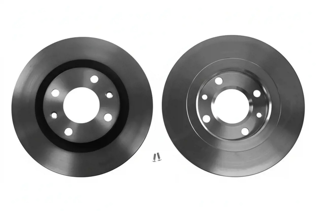 2x Disco freno ventilato DF1220 TRW per CITROËN PEUGEOT - Immagine 2