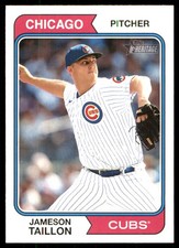 Jameson Taillon 2023 Topps Heritage #398 Cubs MLB READ FREE SHIP AutographDen