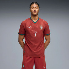 Cristiano Ronaldo Portugal National Team Puma 2026 Home Authentic Jersey - Red