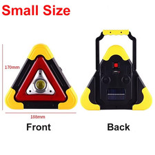 3-In-1 Solar Emergency Triangular Warning Light Safety Emergency Breakdown Alarm
