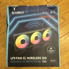 Lian Li UNI FAN CL Wireless 120 Reverse Blade ARGB Black 3-Pack  Controller