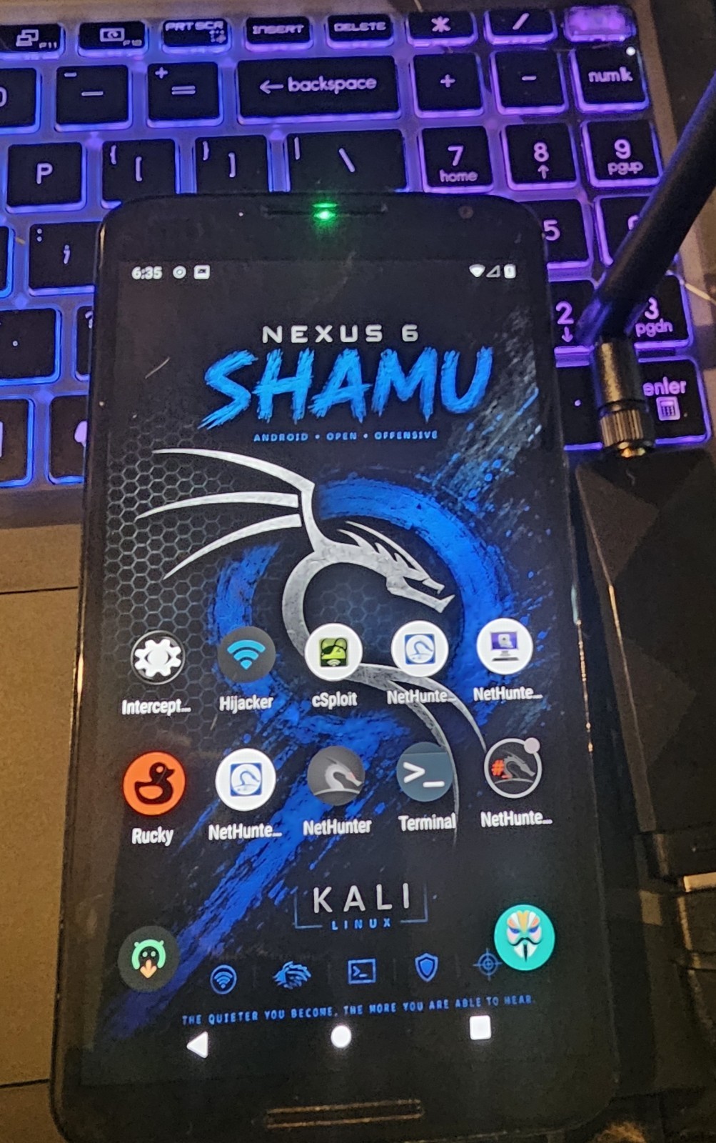 Kali Nethunter | LineageOS 16 | Nexus6 "Shamu"
