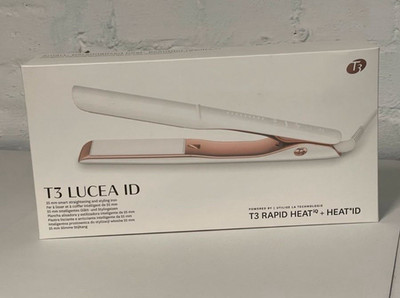 T3 Lucea ID Glätteisen weiß Keramikplatten, Ionen-Technologie, 9 Stufen
