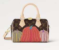 Louis Vuitton YK Speedy 20 Bag M46469 Crossbody Hand Purse Pumpkin Auth LV New