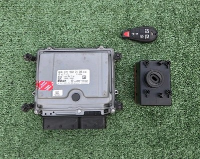 08-14 Mercedes W212 E350 C350 ECU ECM Engine Control Module Key Ignition Set 